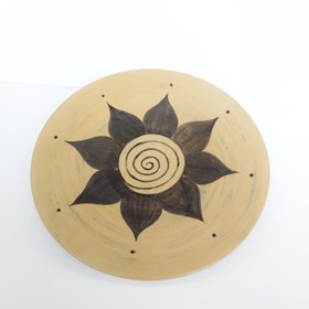 تصویر دیس بزرگ طرح گل 