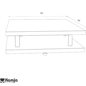 تصویر میز جلو مبلی آدرین (بدون عسلی) 