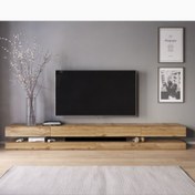 تصویر میز تلویزیون کاتن مدل 545 با چوب روسی 