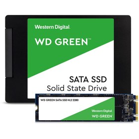 تصویر حافظه SSD وسترن دیجیتال مدل GREEN WDS240G1G0A ظرفیت 240 گیگابایت ا Western Digital GREEN WDS240G1G0A SSD Drive - 240GB Western Digital GREEN WDS240G1G0A SSD Drive - 240GB
