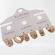 تصویر گوشواره ژوپینگ رنگ ثابت طرح ۱۰۵۵ 