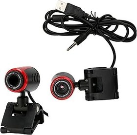 تصویر Full HD Webcam, USB 2.0 Webcam with MIC 16MP HD Webcam Web Camera Cam 360 , USB Web Camera Widescreen Video Calling and Recording, for Streaming, Game Recording with PC Laptop Desktop 