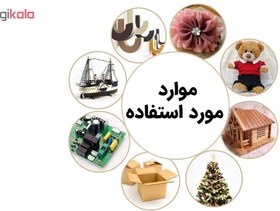 تصویر چسب حرارتی تفنگی جانسون مدل 7 میلی متری بسته 20 عددی 