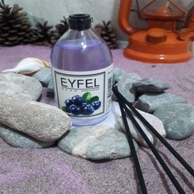 تصویر خوشبو کننده محیط ایفل 120 میل رایحه بلوبری | Eyfel blueberry reed diffuser 