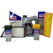 تصویر پکیج استاندارد روغن موتور پارس | پژو 206 تیپ 2 قبل از سال 85 با صافی فلزی بنزین 