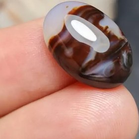 تصویر نگین سنگ عقیق معدنی کد 27264 