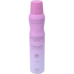 تصویر اسپری ضد تعریق بادی کر (Body Care) مدل Versace صورتی حجم 200 میلی‌لیتر اسپری