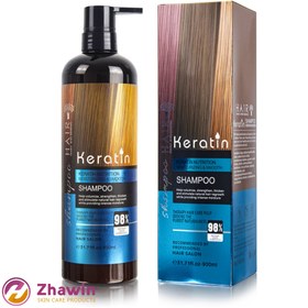 تصویر شامپو کراتین مدل hair shampoo keratin 98% شامپو مو برند متفرقه