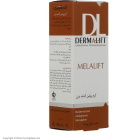 تصویر کرم روشن کننده بدن درمالیفت مدل Melalift حجم 75 میلی لیتر 