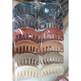 تصویر کلیپس هلالی رنگی ، عمده ۱۲ عددی 