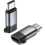 تصویر مبدل OTG آیفون لایتنینگ به تایپ سی ایکس او مدلXO NB263B 