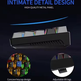 تصویر کیبورد ZIFRIEND مدل KA646 