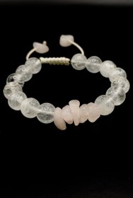 تصویر دستبند کوارتز رزکوارتز 