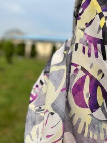 تصویر روسری نخی طرح چشم 