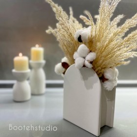 تصویر گلدان گل خشک پرواز 