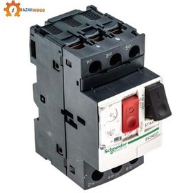 تصویر کلید حرارتی اشنایدر الکتریک 2.5 الی 4 آمپر 3 پل مدل GV2ME08 Motor circuit breaker, TeSys GV2, 3P, 2.5-4 A, thermal magnetic, screw clamp terminals