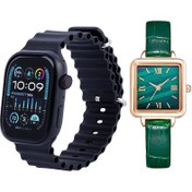 تصویر ست ساعت هوشمند JR-X30 زنانه با بندهای متنوع و ساعت عقربه‌ای 