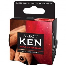 تصویر خوشبو کننده خودرو آریون (Areon) مدل Ken با رایحه Apple And Cinnamon 