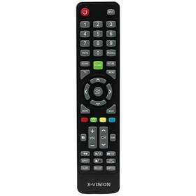 تصویر کنترل تلویزیون ایکس ویژن X.Vision دکمه سبز X.Vision TV Remote Control