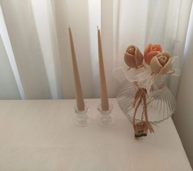 تصویر شمع های قلمی دستساز مدل نوک تیز ست 2 عددی خرید مستقیم از تولید کننده 