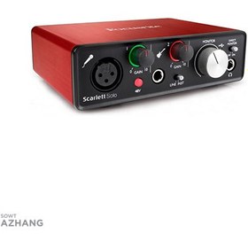 تصویر کارت صدا فوکوسرایت Focusrite scarlett solo 2nd gen Sound card Focusrite scarlett solo 2nd gen