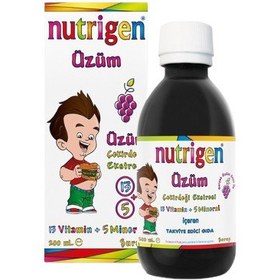 تصویر مولتی ویتامین افزایش اشتها بالای یکسال 200 میل نوتریژن nutrigen 