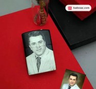 تصویر فندک زیپو با عکس چهره یا طرح دلخواه شما فندک زیپو