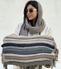تصویر شال تدی ریشه بلند مدل پانیا کد 473549 