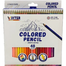 تصویر مداد رنگی 48 رنگ وینتر Winter CP-1148 Winter CP-1148 48 Colored Pencil