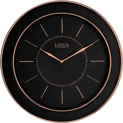 تصویر ساعت دیواری چرم لوتوس مدل LC-2204 رنگ ROSEGOLD 