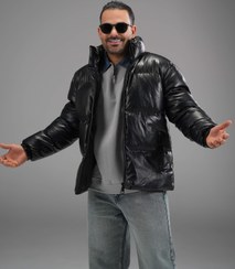 تصویر کاپشن چرم 