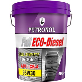 تصویر روغن موتور دیزلی پترونول فول اکو دیزل 5W30 حجم 20 لیتر Petronol Full Eco Diesel 5W30 Diesel Oil 20 L