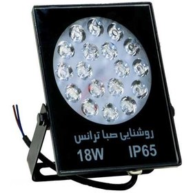 تصویر پروژکتور LED ال ای دی 18 وات فلت صبا ترانس - قرمز 18watt led felat saba terans