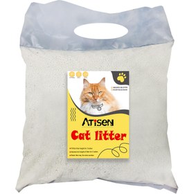 تصویر خاک بستر گربه آتیسن مدل M9-10 وزن 10 کیلوگرم 