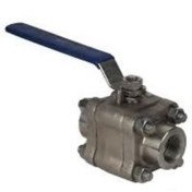 تصویر شیرگازی کلاس ۸۰۰ استیل 304 سایز 2 اینچ Ball Valve 2” class 800 Stanless Steel 304