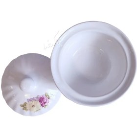 تصویر قندان درب دار مدل باغ گل 