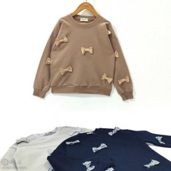 تصویر بلوز دخترانه پاپیون برجسته 