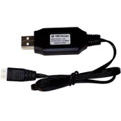 تصویر شارژر باتری دو سل USB 3 pin 