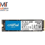 تصویر حافظه SSD اینترنال کروشیال مدل NVme M2 2280 P2 ظرفیت 2 ترابایت CRUCIAL P2 Internal SSD Drive 2TB