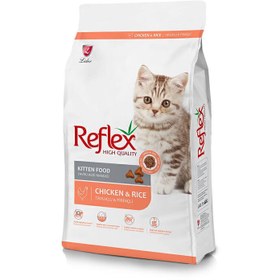 تصویر غذای خشک بچه گربه رفلکس مدل kitten وزن 15 کیلوگرم ا Reflex KITTEN Reflex KITTEN