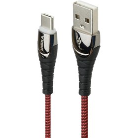 تصویر کابل تایپ سی فست شارژ Hiska LX-822 2.4A 1m HISKA LX-822 2.4A 1M TYPE-C CABLE