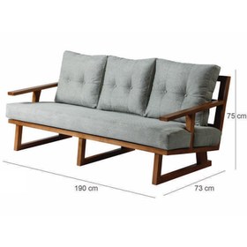 تصویر مبل سه‌نفره آفر مدل چیرو 