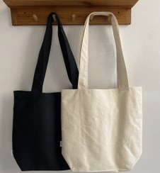 تصویر توتبگ یا ساک پارچه ای ساده کتان 