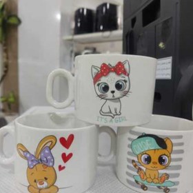 تصویر ماگ طرح دار 