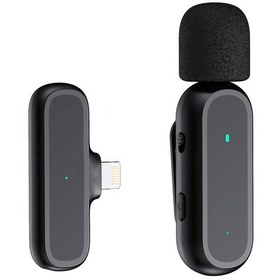 تصویر میکروفن بی سیم یقه ای مدل K60 K60 Type C wireless microphone