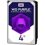 تصویر هارد اینترنال وسترن دیجیتال مدل WD PURPLE ظرفیت چهار ترابایت 