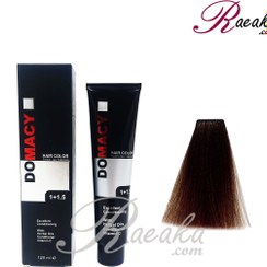 تصویر رنگ موی دوماسی شماره 5.00 رنگ قهوه ایی روشن اکسترا حجم 120 میلی لیتر ا Domacy Hair Color No. 5.00 Extra Light Brown Color Volume 120 ml Domacy Hair Color No. 5.00 Extra Light Brown Color Volume 120 ml