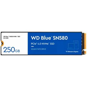 تصویر حافظه SSD وسترن دیجیتال Western Digital Blue SN580 250GB M.2 Western Digital Blue SN580 250GB M.2 SSD Internal Hard Drive