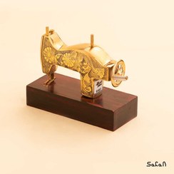 تصویر چرخ خیاطی برنجی دکوری 