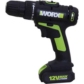 تصویر دریل شارژی ۱۲ ولت ایلیاکو تیپ WORX ilyaco cordless 12V drill worx type